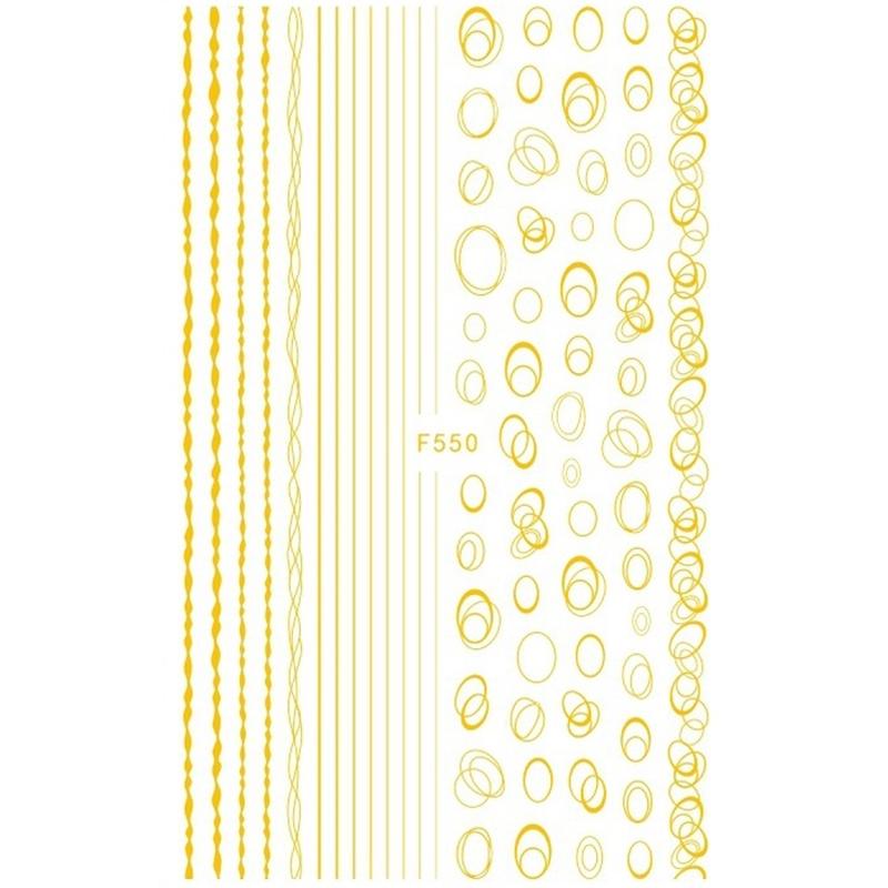 Наклейки для создания маникюра, в ассортименте