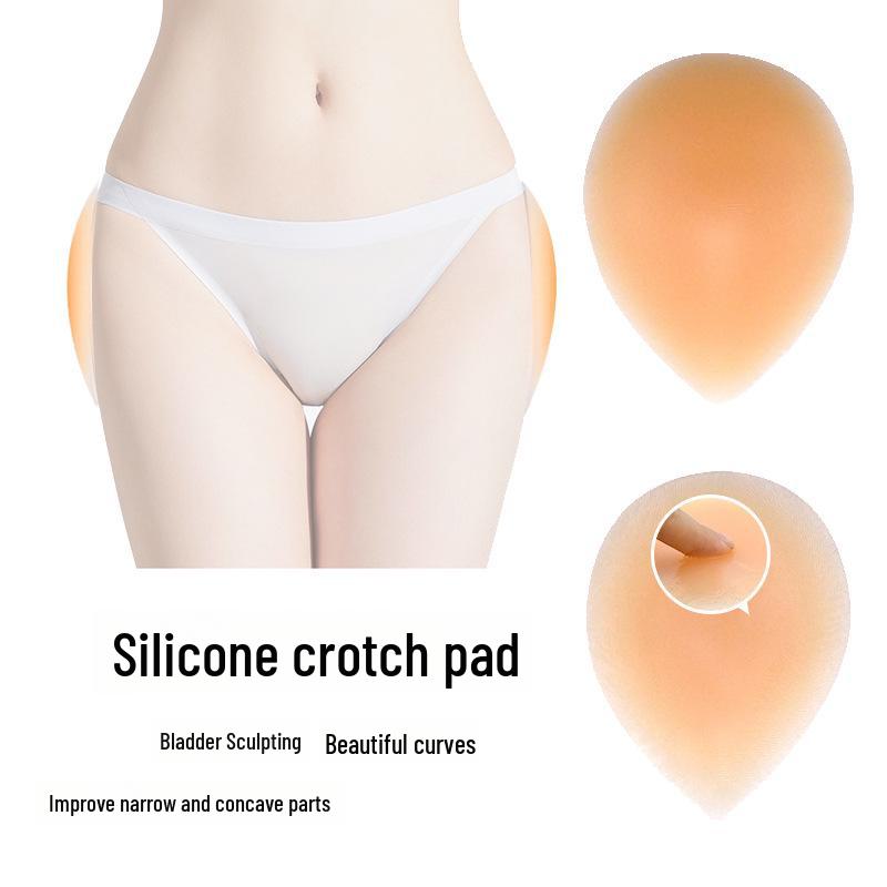 Силиконовые самоклеящиеся накладки для увеличения бедер - бесшовный дизайн с каплями воды