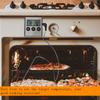 Mini Kitchen Digital Cooking Thermometer High Precision Meat Food Temperature Meter for Oven BBQ Grill Timer Function with Probe