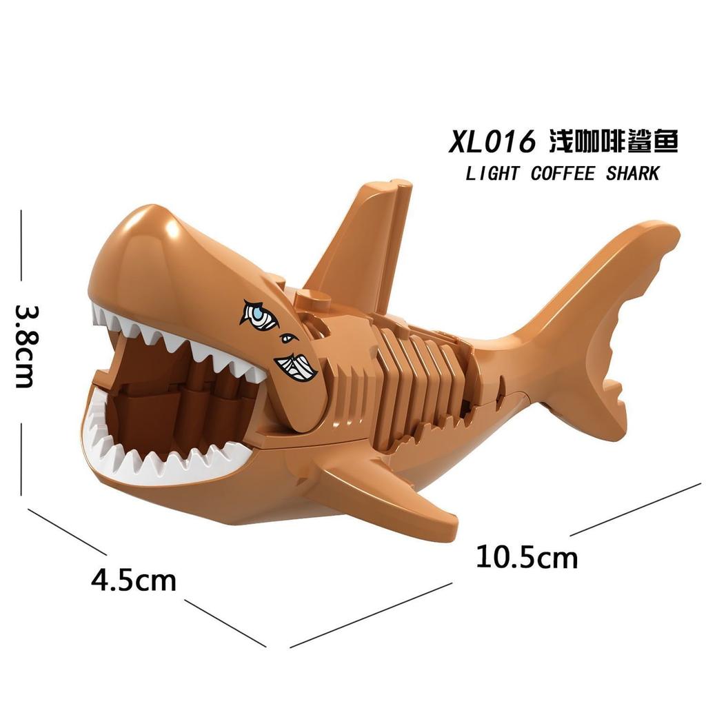 Большая Акула Карликовый Кабан Рогатая Овца Животное-Маунт Аксессуары Брони Оружие Фигурки Средневековых Рыцарей Строительные Блоки Детские Игрушки