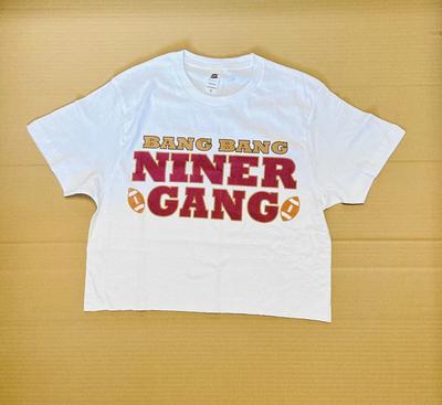 Укороченная футболка Bang Bang Niner Gang