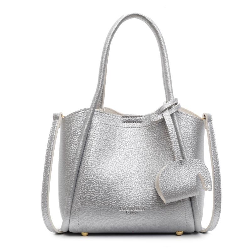 Сумка большой вместимости женская весна-лето универсальная 2025 новая повседневная ретро сумка-мессенджер простая и популярная портативная сумка-ведро