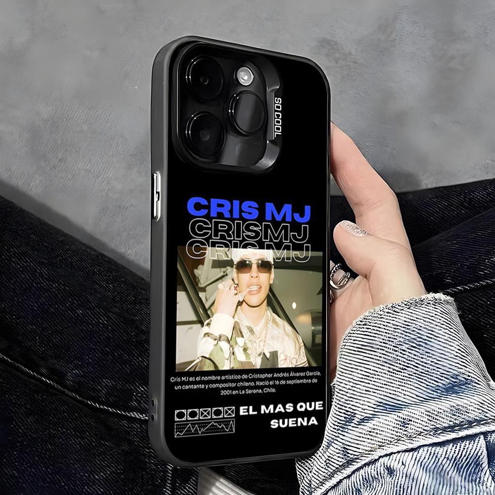Чехол для телефона Pop Singer Cris MJ-J для IPhone 17 Pro Max 16 Pro Max 15 14 13 11 12 Mini Xs X Xr 7 8 Plus Se Цвет Серебристый Чехол