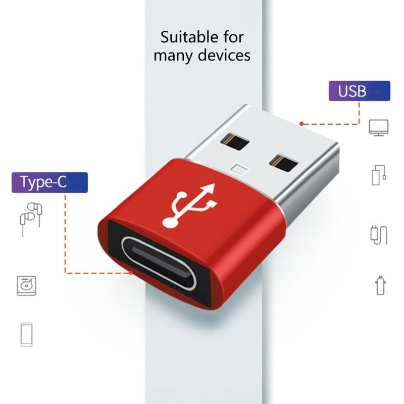 Металлический USB C Type C Папа к USB 3.0 Мама OTG Адаптер-конвертер для синхронизации данных и зарядки для камер, телефонов, ноутбуков