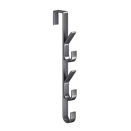 Door Hook Metal Coat Rack Strong Load-bearing Space Saving Simple Installation Hats Bags Organizer Towel Clothes Hanger