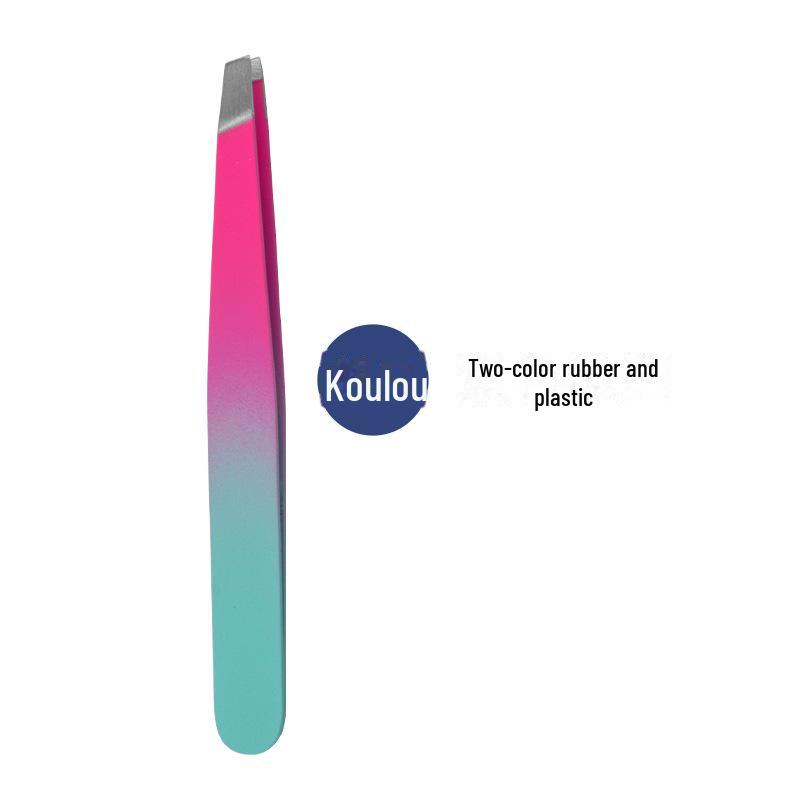 Пинцет для бровей из нержавеющей стали толщиной 1,2 мм со скошенной кромкой для точного удаления волос