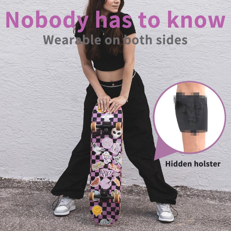 Universal Ankle Holster Drop Leg Gun Holder for Right Left Leg Concealed Elastic Leg Pouch Pistol Bag Hunting Accssories