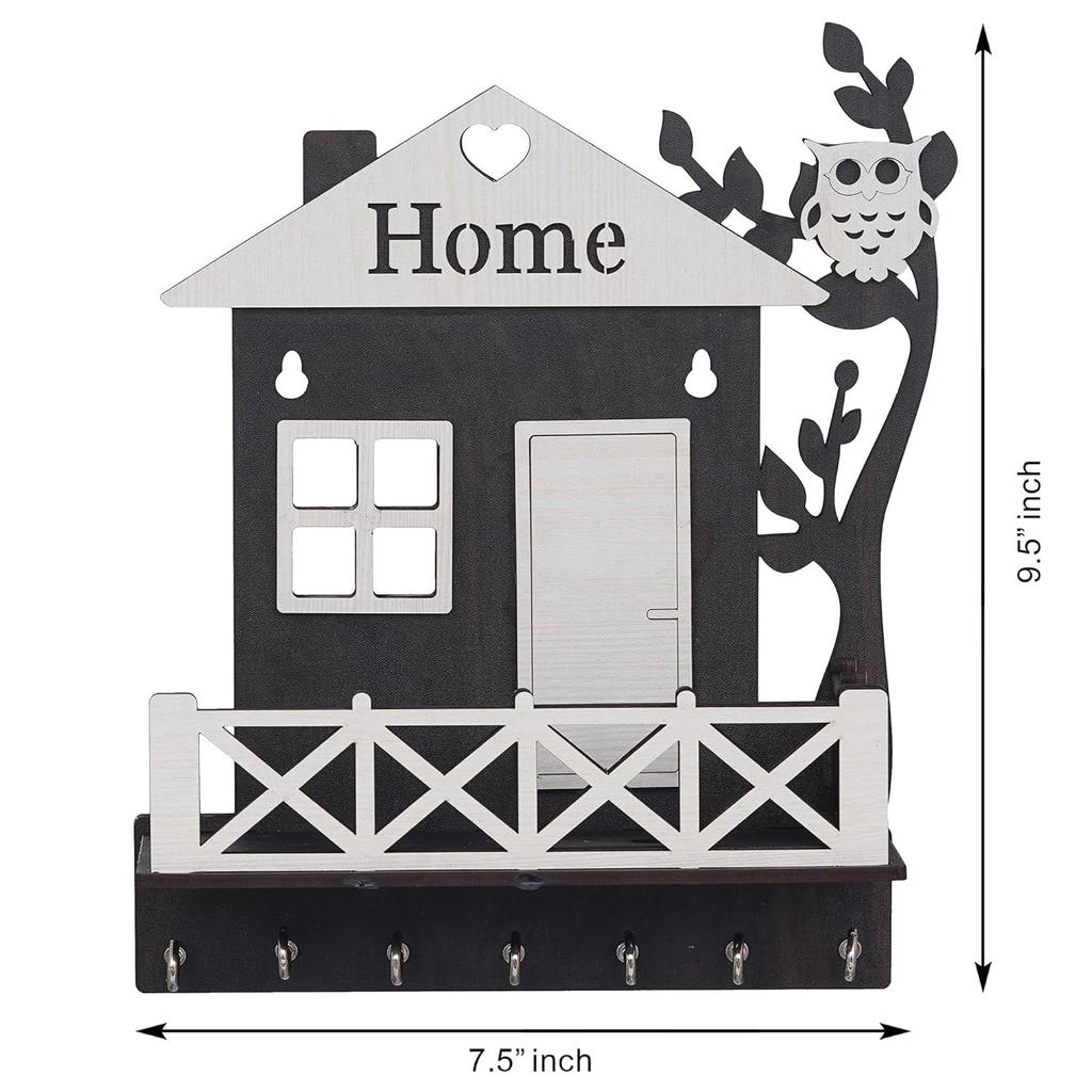 Премиум деревянная вешалка для ключей для дома, держатель ключей для декора дома/офиса, держатель ключей для настенного декора