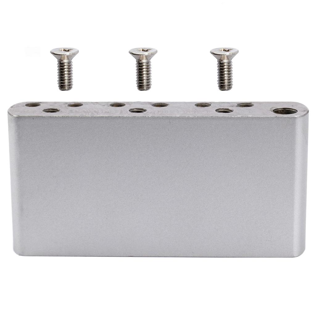 Musiclily Ultra Steel 36mm Short MIM Style Tremolo Block with 10.5mm String Pitch for China-Made Squier Pre-2020 Affinity Stratocaster Tremolo Bridge