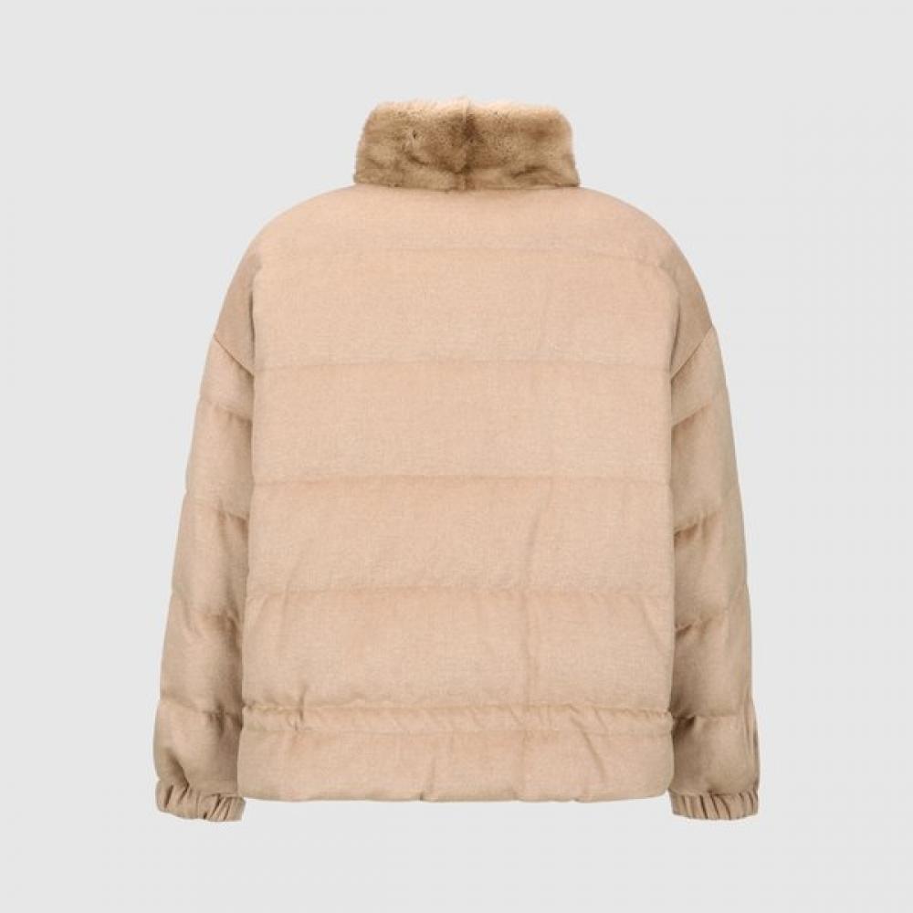 Sabatier Mink Collar Goose Down Padding Jacket J124509s