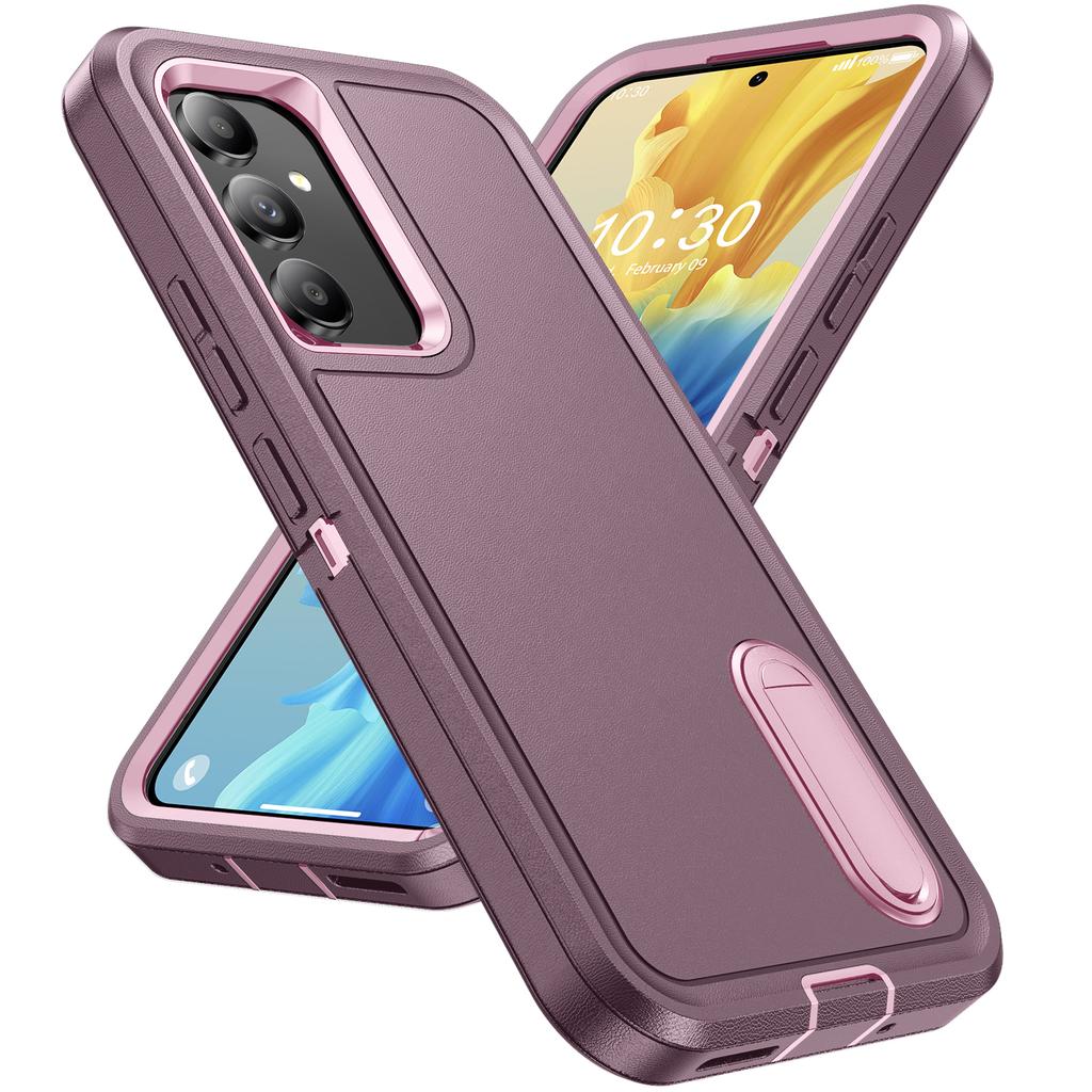 Kickstand Dustproof Phone Bag Case for Samsung Galaxy A15 A53 5G A54 A14 A04S A13 S23 FE S22 Ultra S24 Plus Shockproof Cover