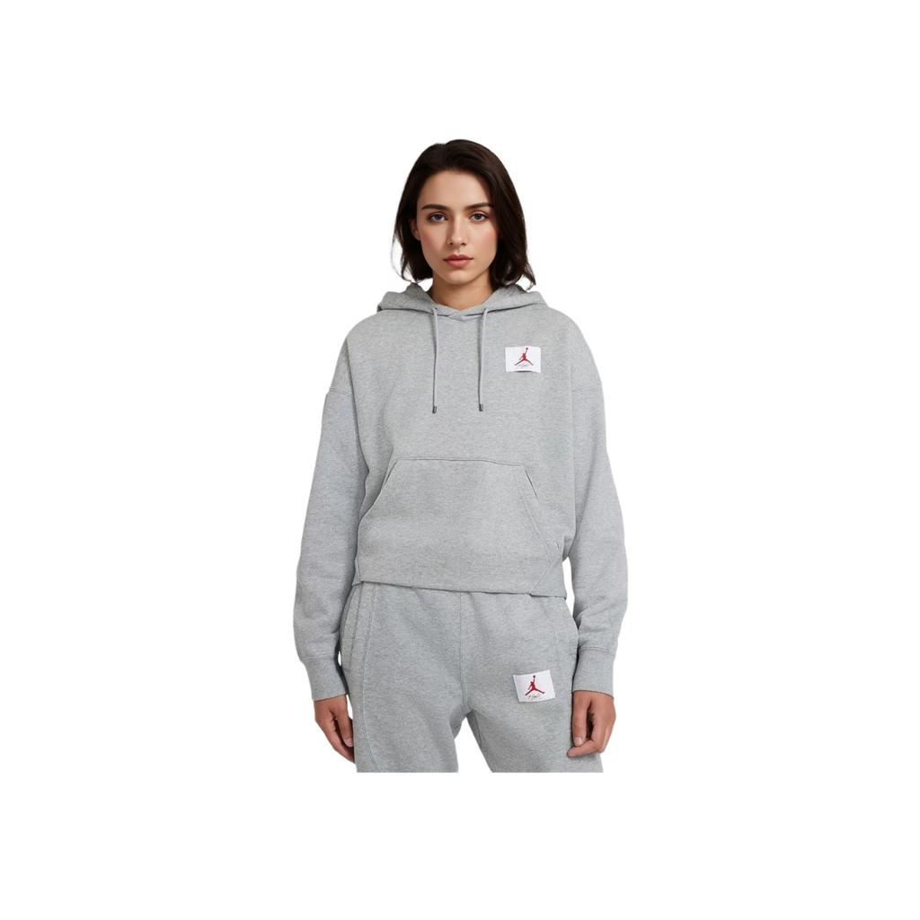 Jordan Женская флисовая толстовка Flight Grey DB9067-063
