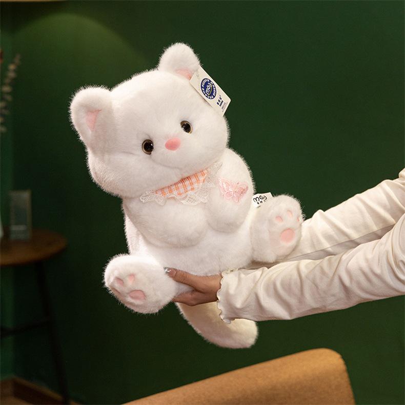 Милая плюшевая кукла в виде животного: Лиса, Кот, Обезьяна, Кролик, Собака - Сидячая поза, Комфортная игрушка, Подарок