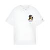 Li-Ning SS22 Sports Trend Series Seasonal Element Print Loose Round Neck T Shirt Unisex Tops White AHSS327-1