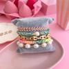 Bohemian Style DIY Hand-Woven Polymer Clay Beaded Bracelet for Women