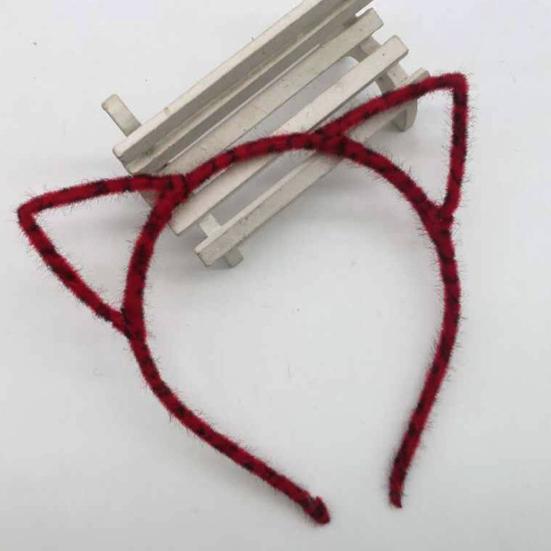 2 шт. Повязки на голову с кошачьими ушками, леопардовый принт, черный кот, котенок, животные ушки, обруч для волос, аксессуары для костюма на Хэллоуин, вечеринку, косплей