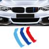 3pcs M Styling Car Front Grille Trim Bumper Cover Strips Stickers for BMW 4 Series F32 F33 F36 9rods