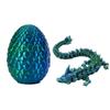 Mesmerizing Gem Dragon Statue Silk Purple-gold Gold Dragon Egg Set Pla Material Collectible