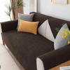 Водонепроницаемая подушка для дивана, универсальный нескользящий вельветовый чехол для дивана с защитой от кошачьих царапин, однотонный антипригарный меховой коврик для дивана