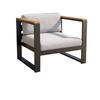 Aluminum Alloy Outdoor Patio Sofa - Sunproof & Waterproof Lounge Furniture for Garden, Terrace, or Office.