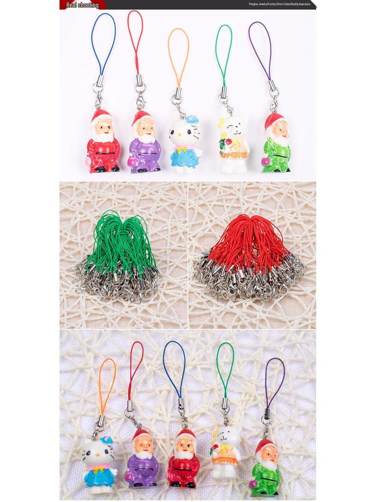 Сделай сам Красочный ремешок для мобильного телефона с карабином-лобстером – Аксессуар для ювелирных изделий ручной работы и шнурок-подвеска