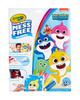 Раскраска Crayola Baby Shark Color Wonder без разводов - Идеальный подарок для малышей или на Рождество.