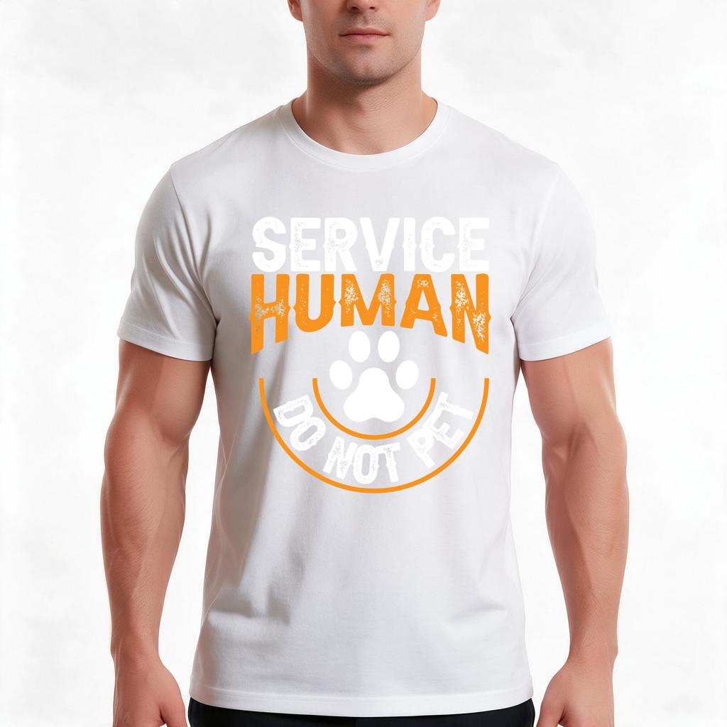 Service HuUnisex Do not pet TShirt Summer Casual Cotton Tee Oversized Streetwear Tops Vintage Graphic Print Unisex Unisex Women