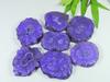 07 шт. Синий солнечный друзовый агат жеодовый кабошон россыпью драгоценных камней лот 454 карата RQ-2654