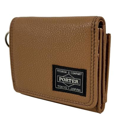 CALM WALLET Трехслойный кошелек [Porter] 041-03124 Camel/40