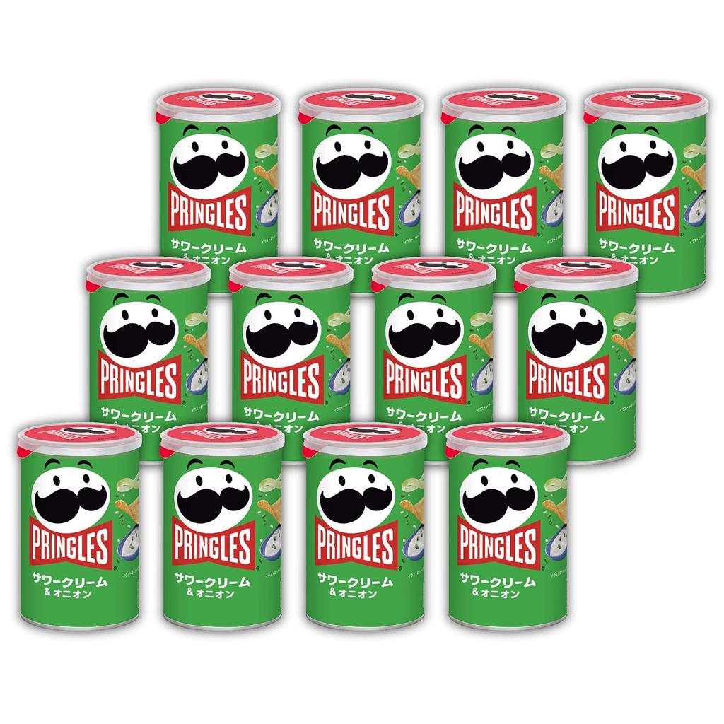 Kellogg Pringles Cream 53 г x 12 коробок<Sour & Onion>