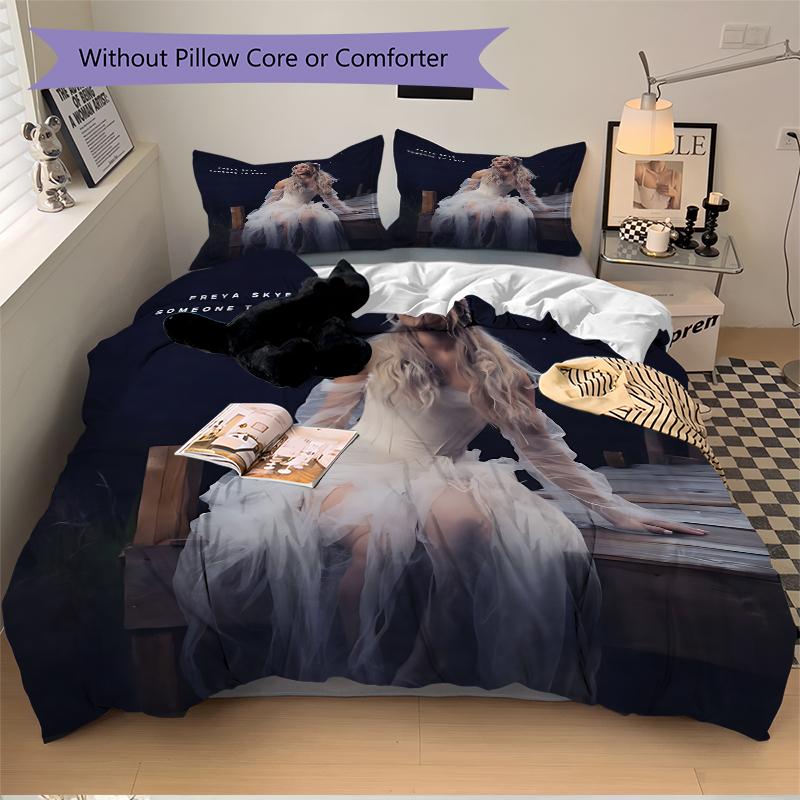 3Pcs Freya Skye'S Ethereal Romance Bedding Sets For All Sizes New 3D Printed Bed Cover Comforter Duvet Cover Pillowcase Bedroom Decoration