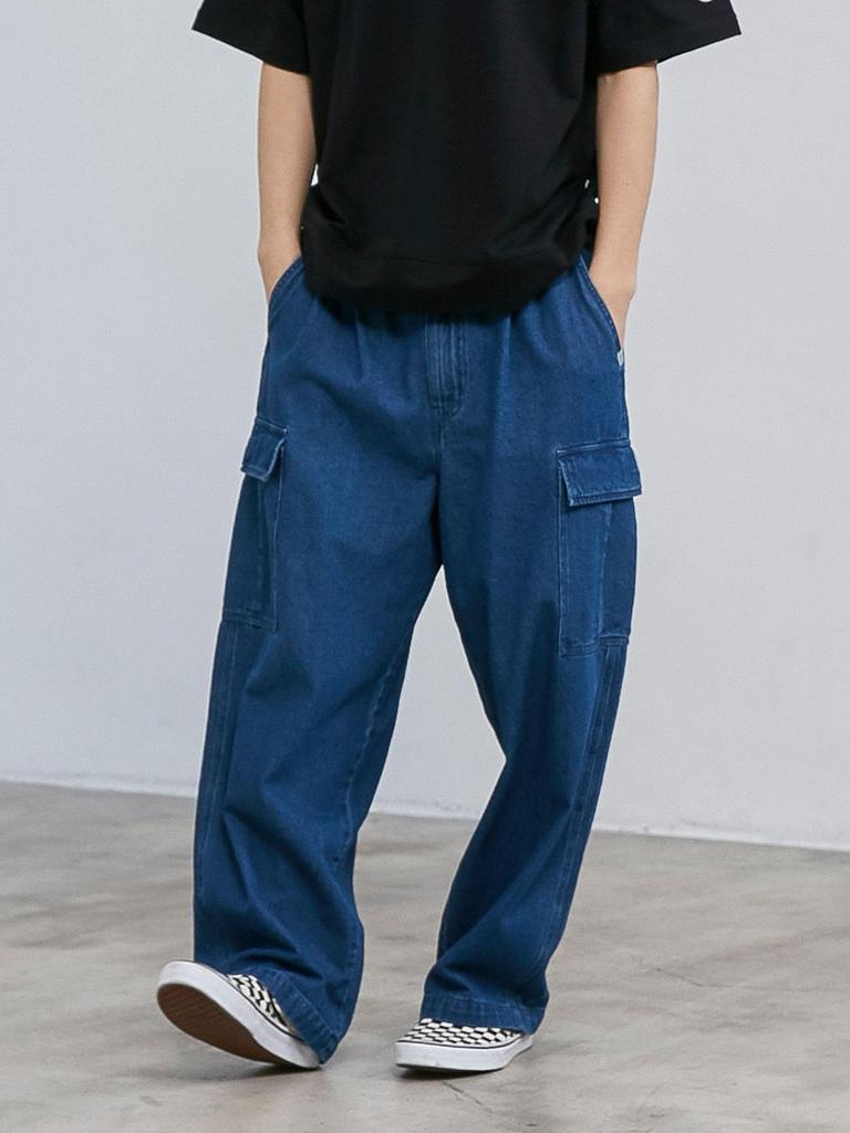 Cohen C.DENIMS Джинсовые брюки карго Easy 75406030379 1950 ТЕМНО-СЕРЫЙ(19) M