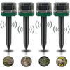 Solar Mole Repellant-4 Pieces, Pest Control, Waterproof Solar Mole Control