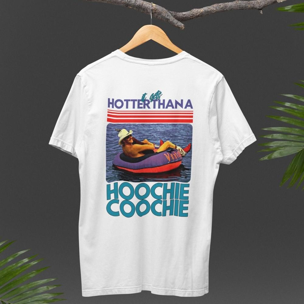 Hotter Than a Hoochie Coochie Tee, Alan Jackson Country Music Fan Shirt S-5XL Unisex T-Shirt