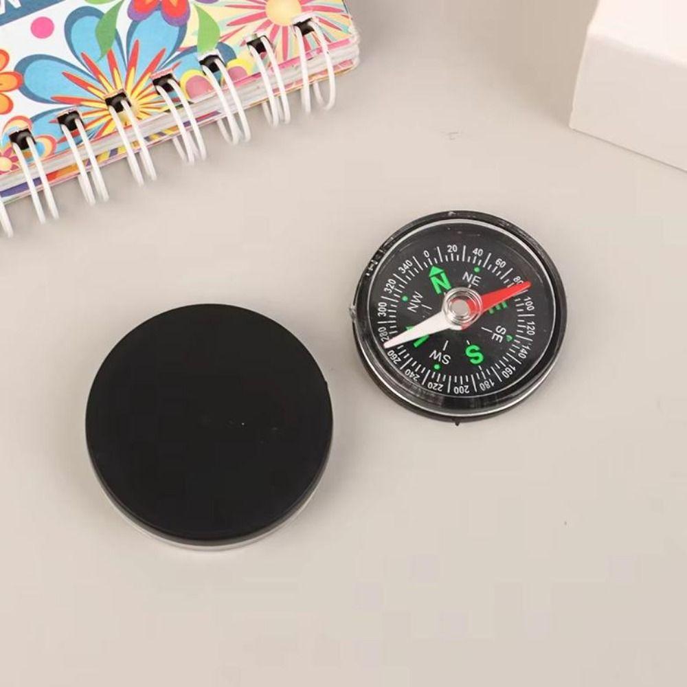 10pcs ABS Camping Pocket Compass 35MM Navigation Climbing Riding Gift New Handheld Compass