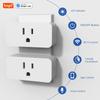 Tuya WiFi Smart Plug Mini Smart Plug US Standard 10A 100-130V Smart Socket WiFi Outlet Socket Works With Alexa Google Home