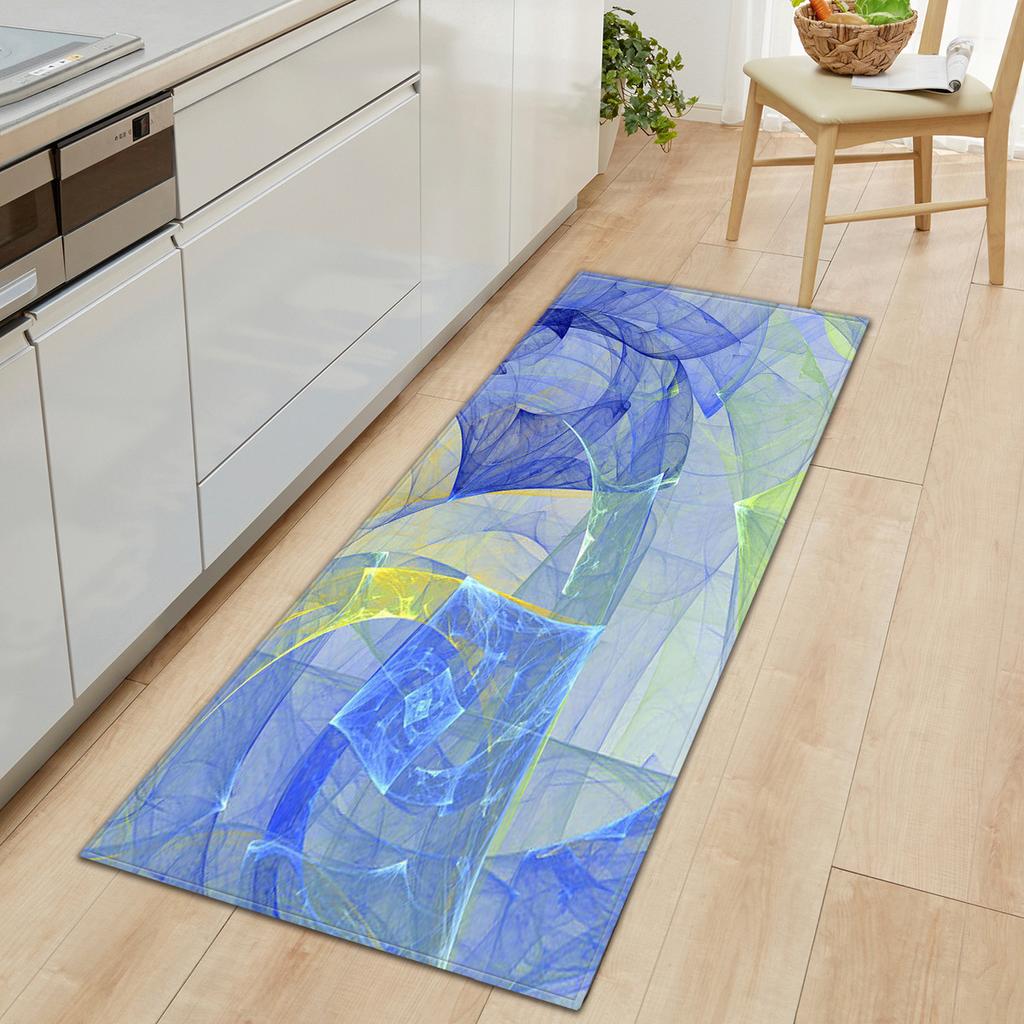 Коврик для входной двери, кухонный ковер, спальня, гостиная, детский коврик для пола, нескользящий коврик для коридора с узором