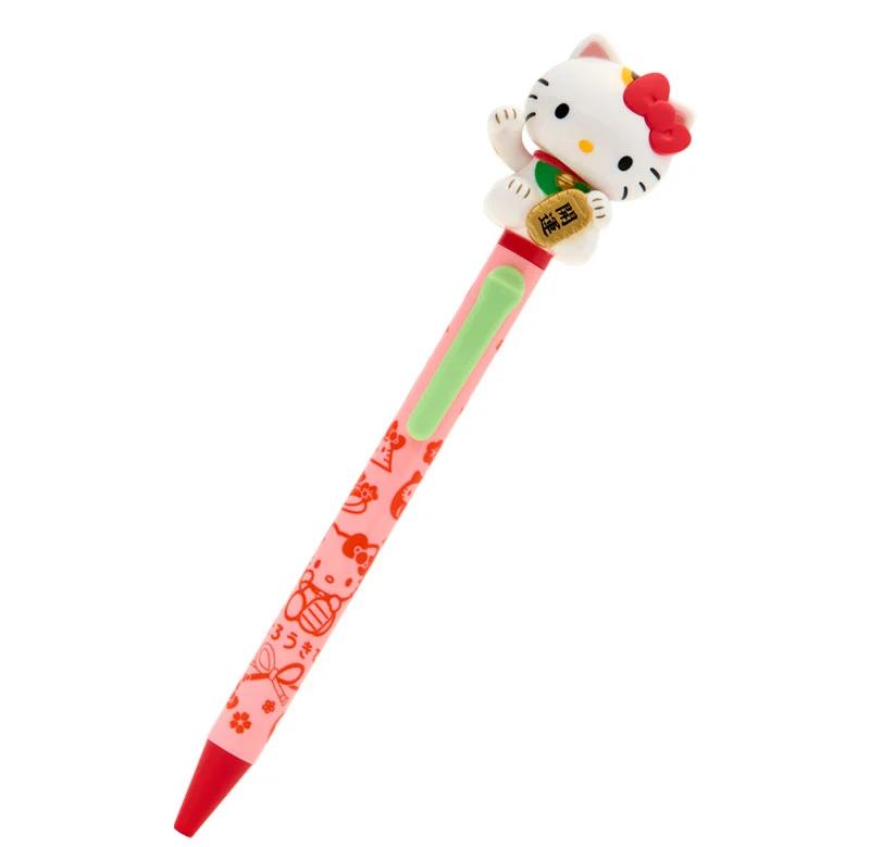 Sanrio Hello Kitty Манеки-неко Шариковая ручка с выдвижным стержнем Белая НОВАЯ Персонажи Sanrio
