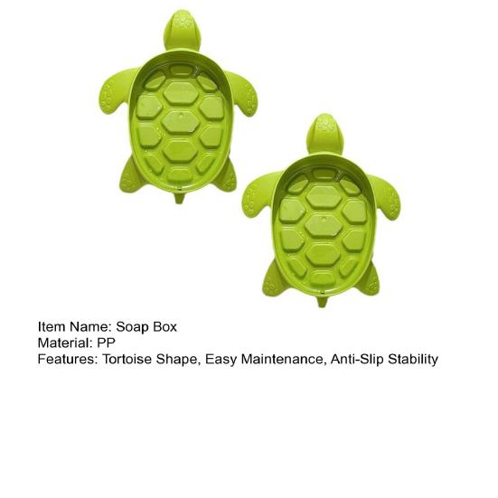 1/2 шт. Мыльница в виде черепахи, материал ПП, держатель для мыла, для душа, ванной комнаты, кухни, противоскользящий поддон для мыла, домашний декор