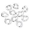 10pcs/lot 48X40mm Plated Acrylic Chain Buckle For Jewelry Making Connectors DIY Necklace Bracelet Purse Chain Accessory