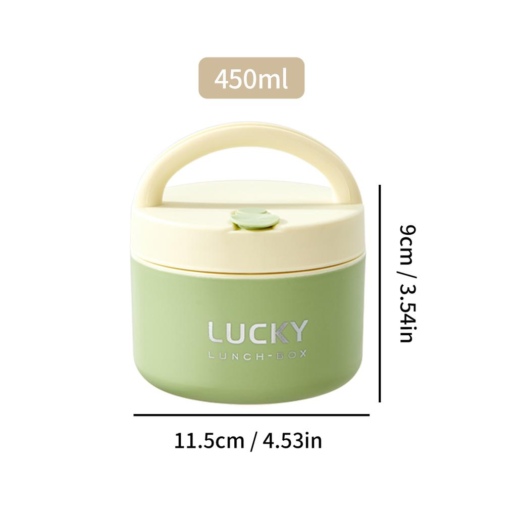 Ceramic Lunch Box Portable Insulated Food Storage Container With Lid Microwave Bento Box Sealed Leak Proof Food Jar