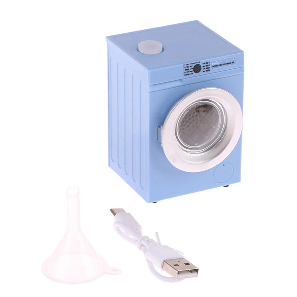 Миниатюрная стиральная машина для кукольных домиков 1:12 масштаб реалистичный отжим и стиральная машина портативный для прачечной кукольных домиков