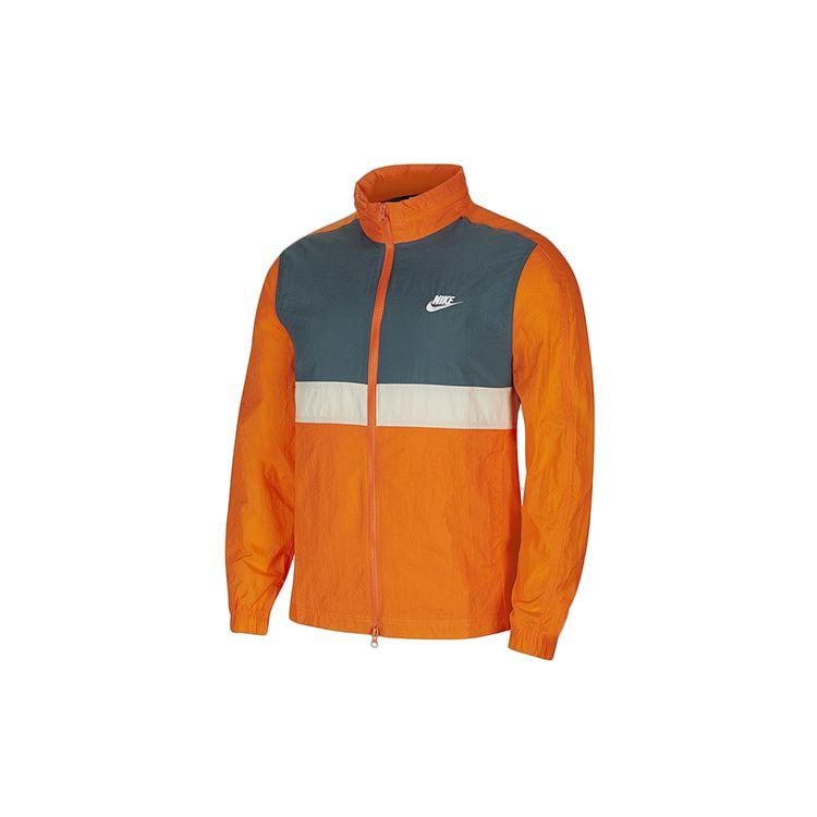 Nike Спортивная тканая куртка Мужская верхняя одежда Electro-Orange CU4310-837