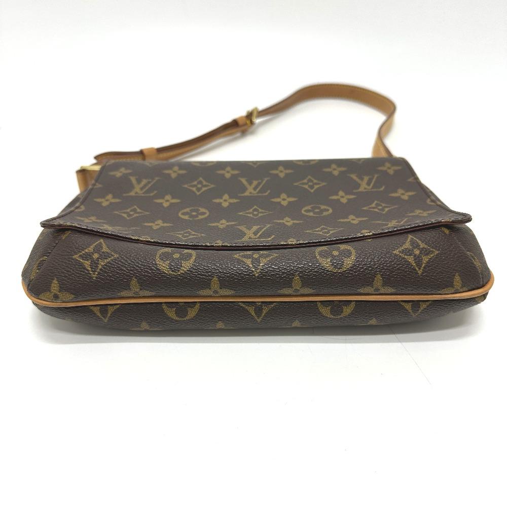 Louis Vuitton M51257 MusetteTango Короткая наплечная сумка Холст Монограмм Коричневый