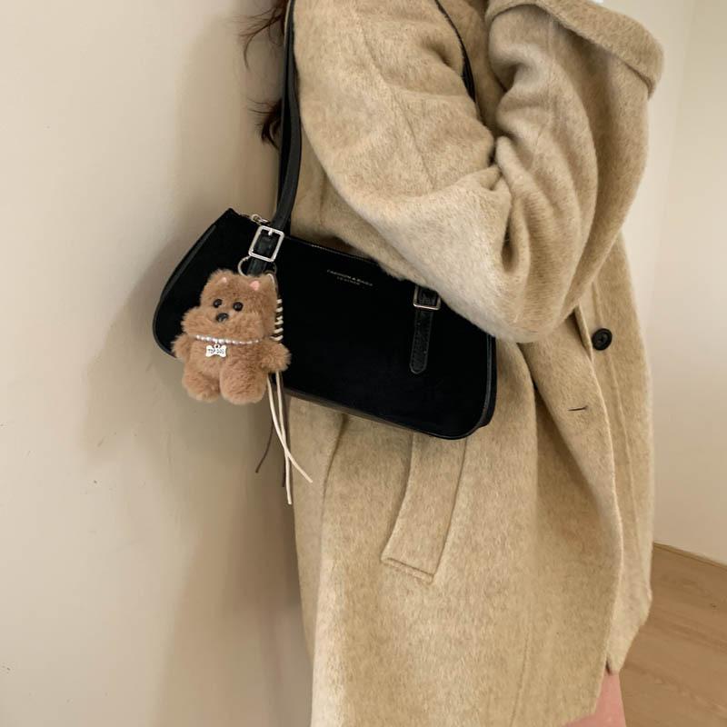 Замшевая сумка женская 2025 новая модная универсальная на плечо сумка-мессенджер премиального качества Maillard сумка подмышку