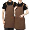 NZ-base Stylish H-Shaped Apron for Men and Women, 3 Pockets, Adjustable In 3 Positions, Perfect for Cafes, Work, and Kids, Water-Repellent