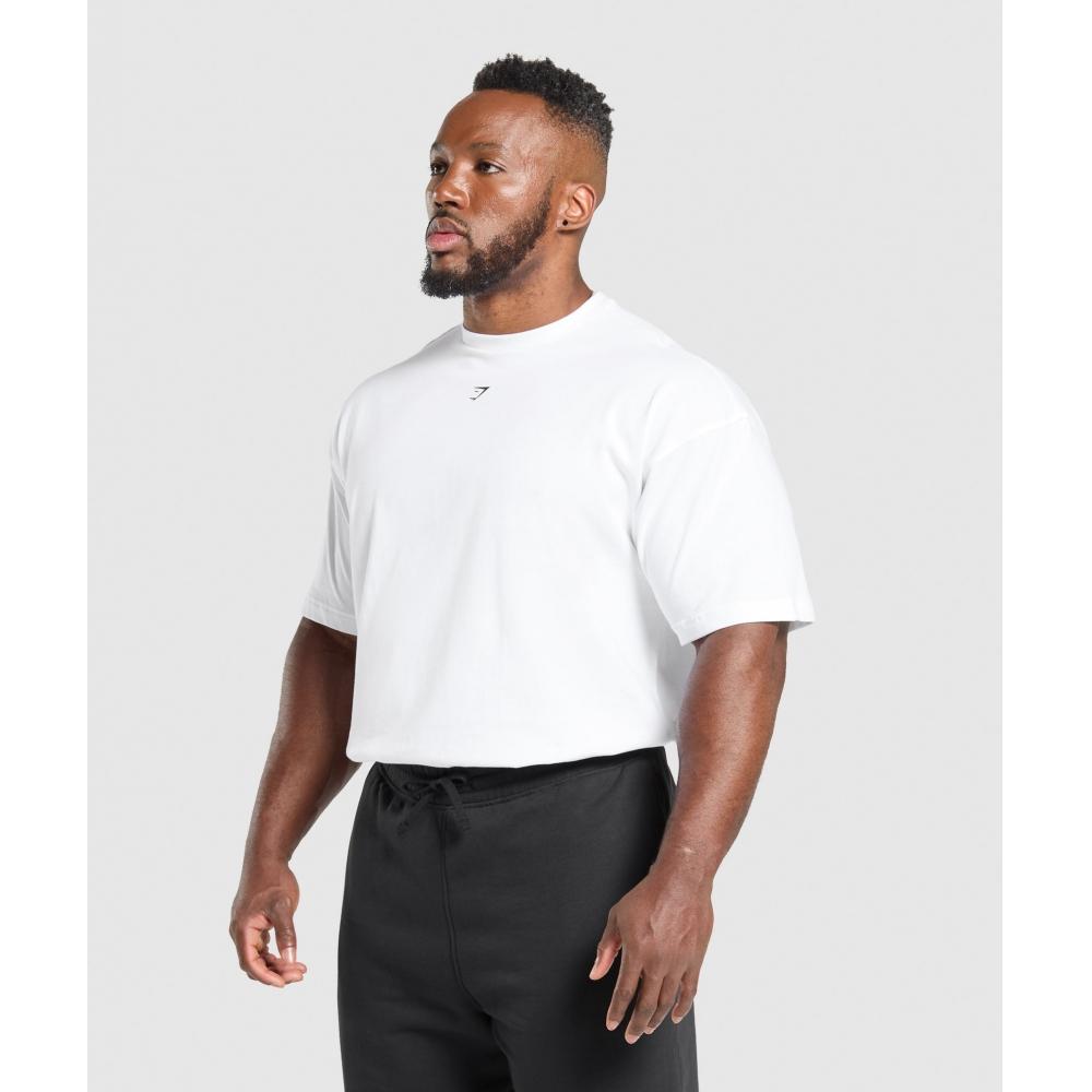 Gymshark Футболка «Разбей свои барьеры» белая A2b8i Wb57