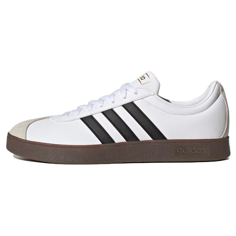 Adidas VL Court 2.0 White Black Gum Unisex Sneakers Footwear-White Core-Black ID6015