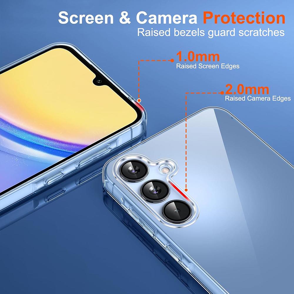 Прозрачный чехол для Samsung Galaxy S25 S24 S23 S21 FE S22 Ultra Plus A16 A06 A55 A35 A15 A05S A54 A34 A14 A53 A33