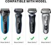 Чехол для электробритвы Braun Shaver Series, защитный чехол для хранения, портативный, 51-M1200s 3/5/7/9, мужской (черный)